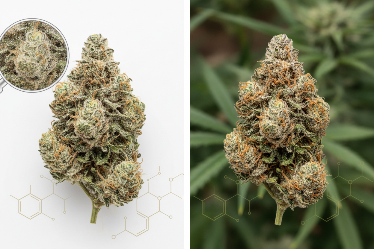 Comment reconnaitre du CBD : comparaison avec le THC  Puffy
