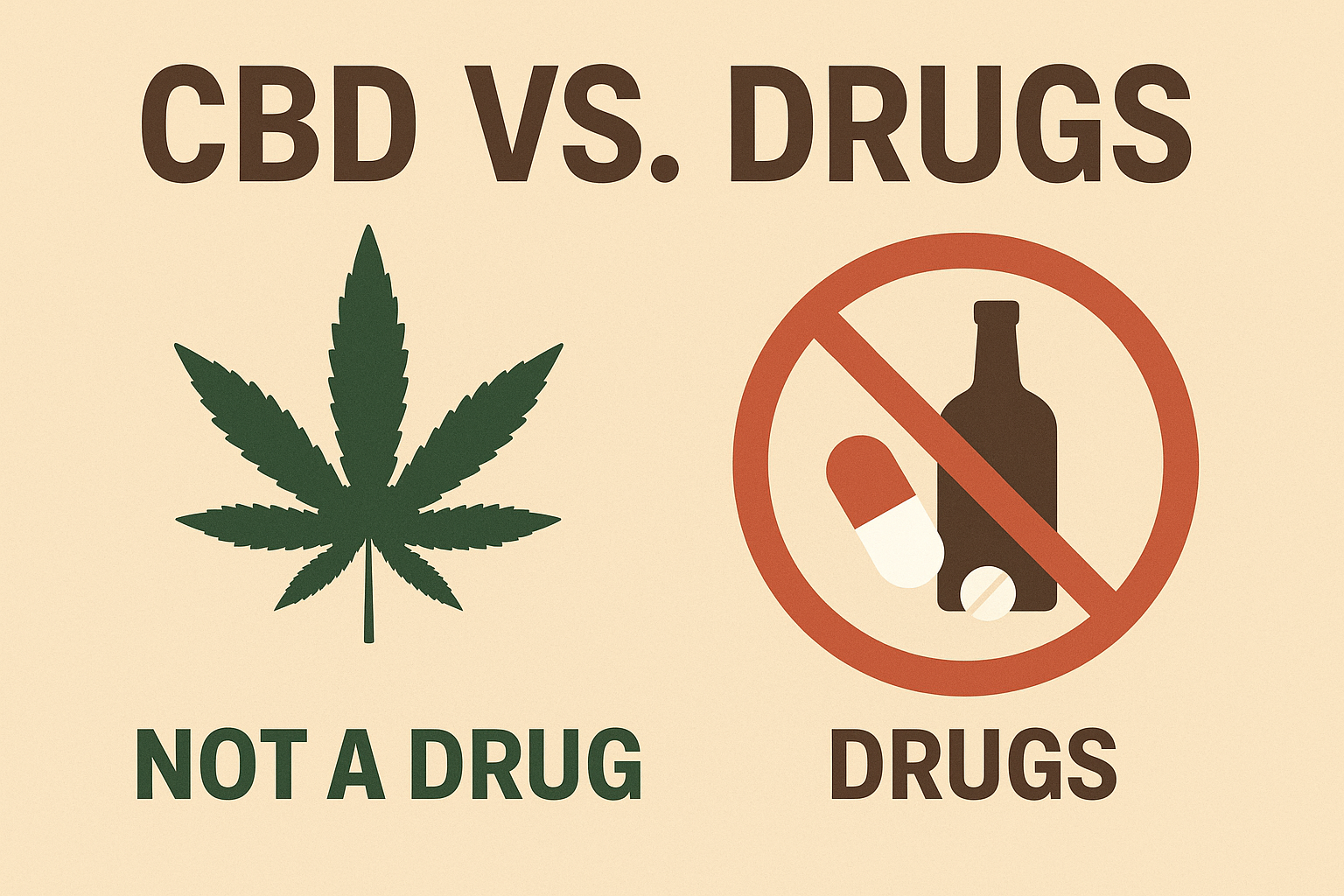 Le CBD n'est pas une drogue et voici pourquoi