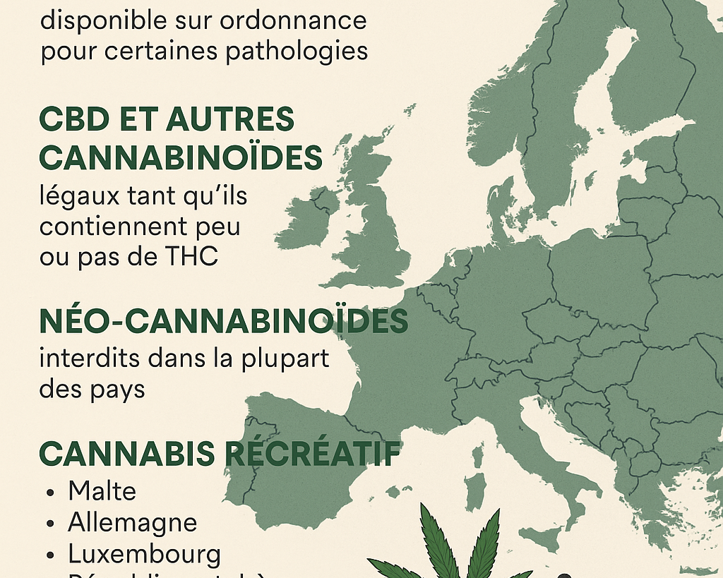 Cannabinoïdes légaux : lesquels sont autorisés en Europe ?