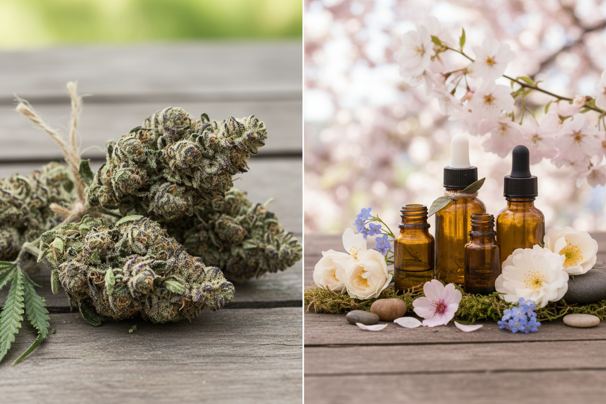 Fleurs de CBD ou Fleurs de Bach : comment les différencier ?