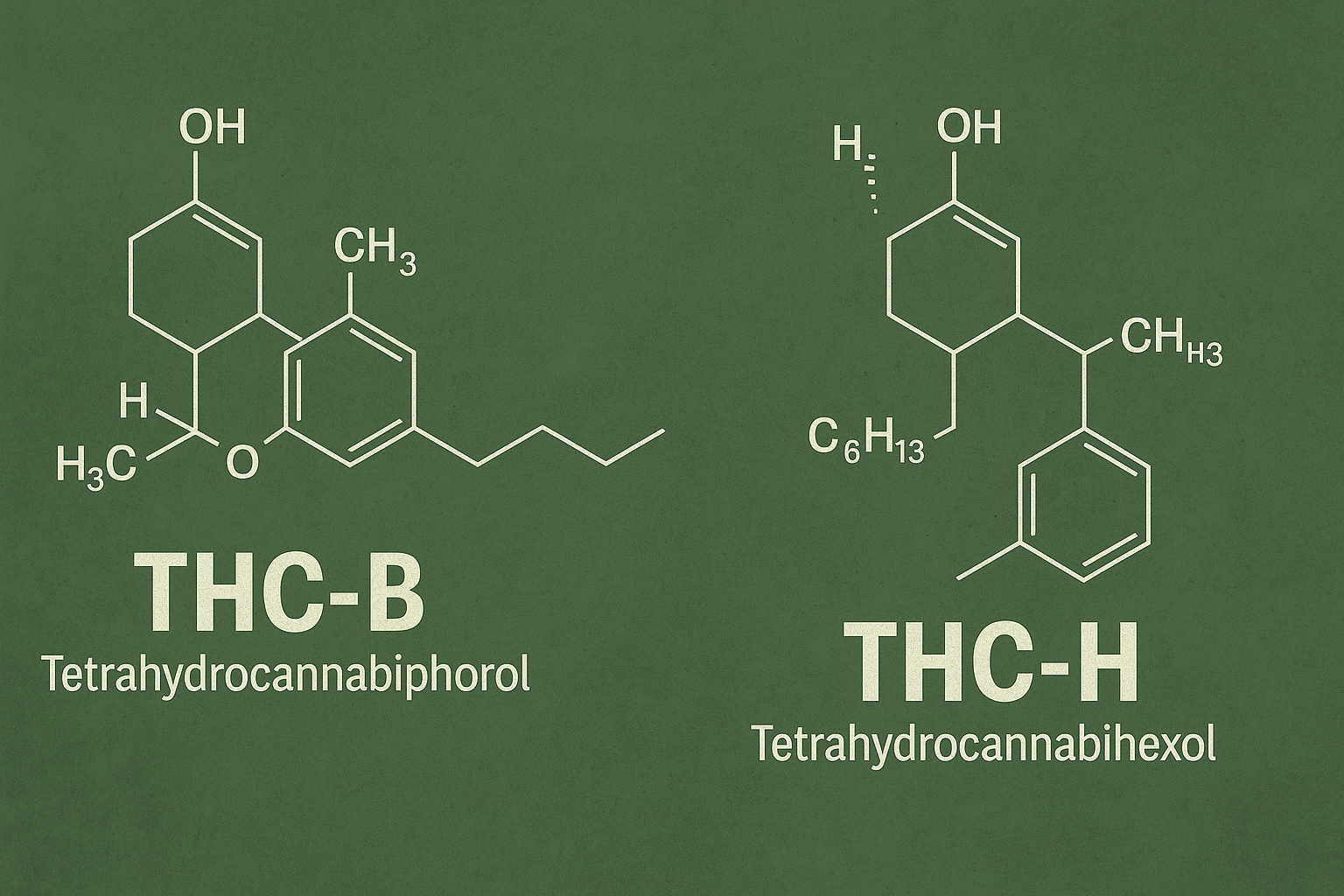 THC-B vs. THC-H : quelles différences majeures ?