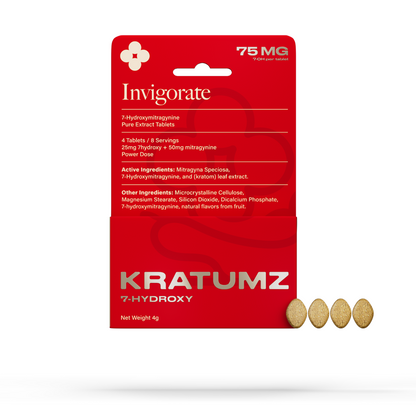 Kratumz 7-OH Invigorate Tablets 75 MG