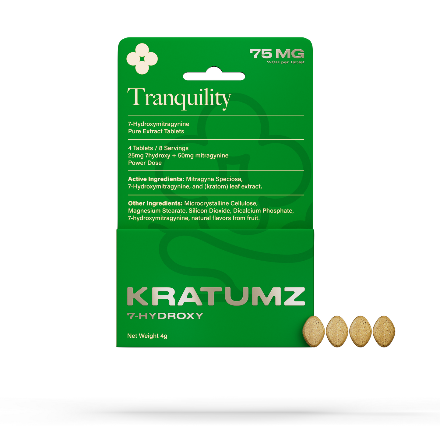 Kratumz 7-OH Tranquility Tablets  75 MG