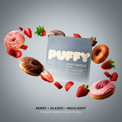 Cartucho Berry Drizzle com THC
