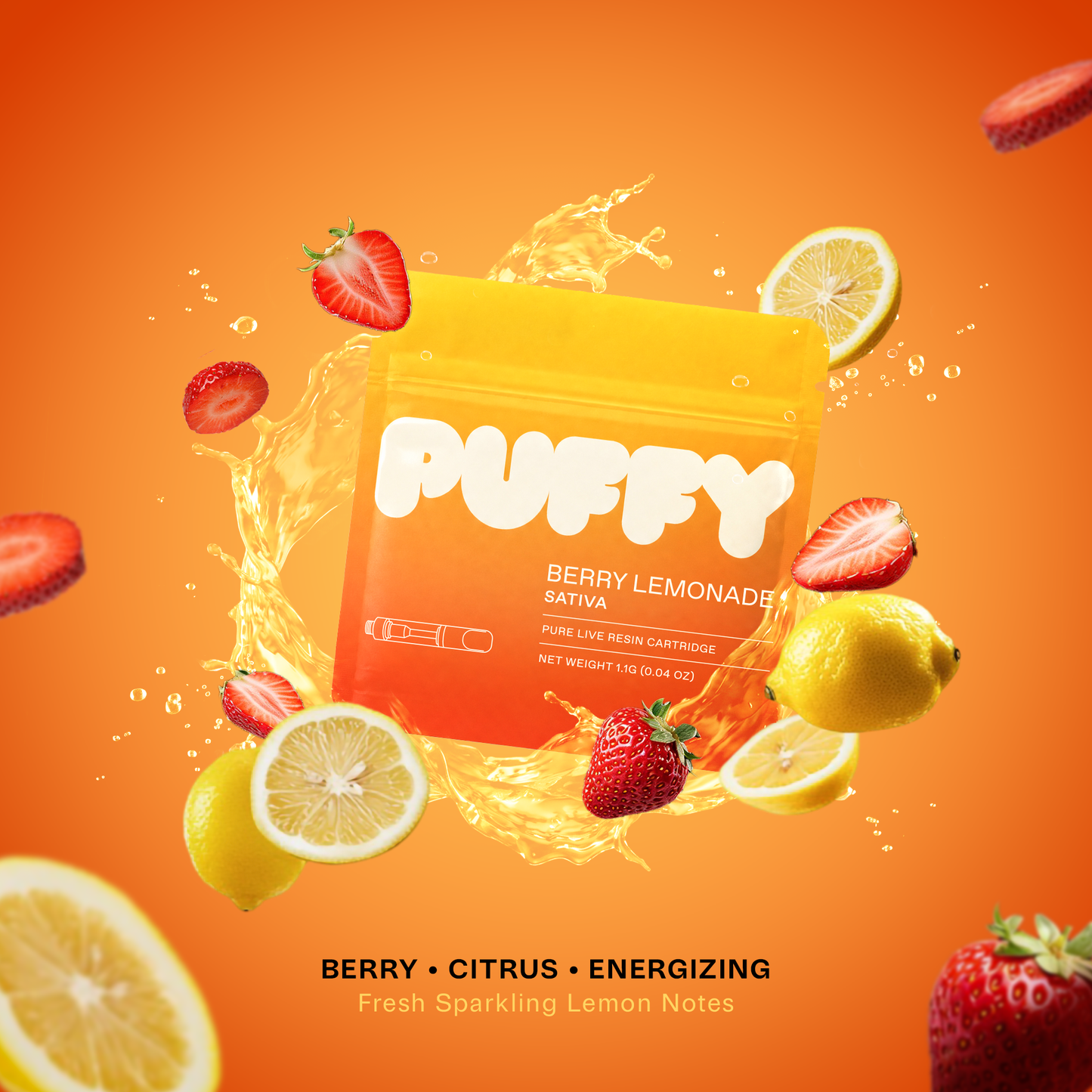 Cartucho de THC Berry Lemonade