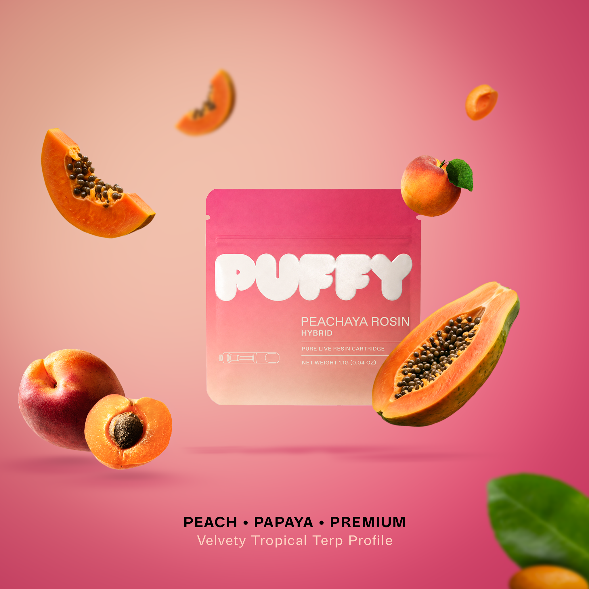 Peachaya Rosin THC Cartridge