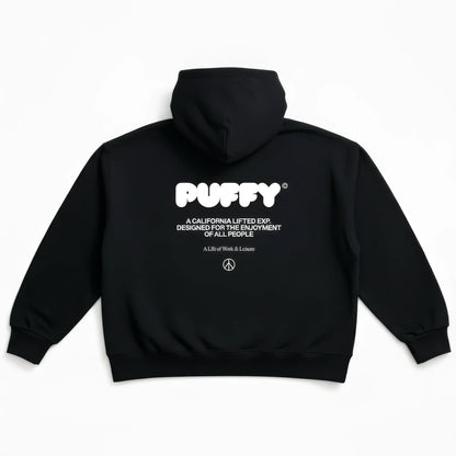 Puffy Logo Hoodie (Black)