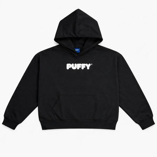 Puffy Logo Hoodie (Black)