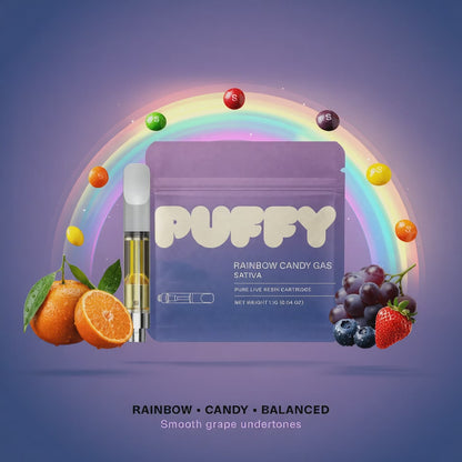 Φυσίγγιο Rainbow Candy Gas με THC