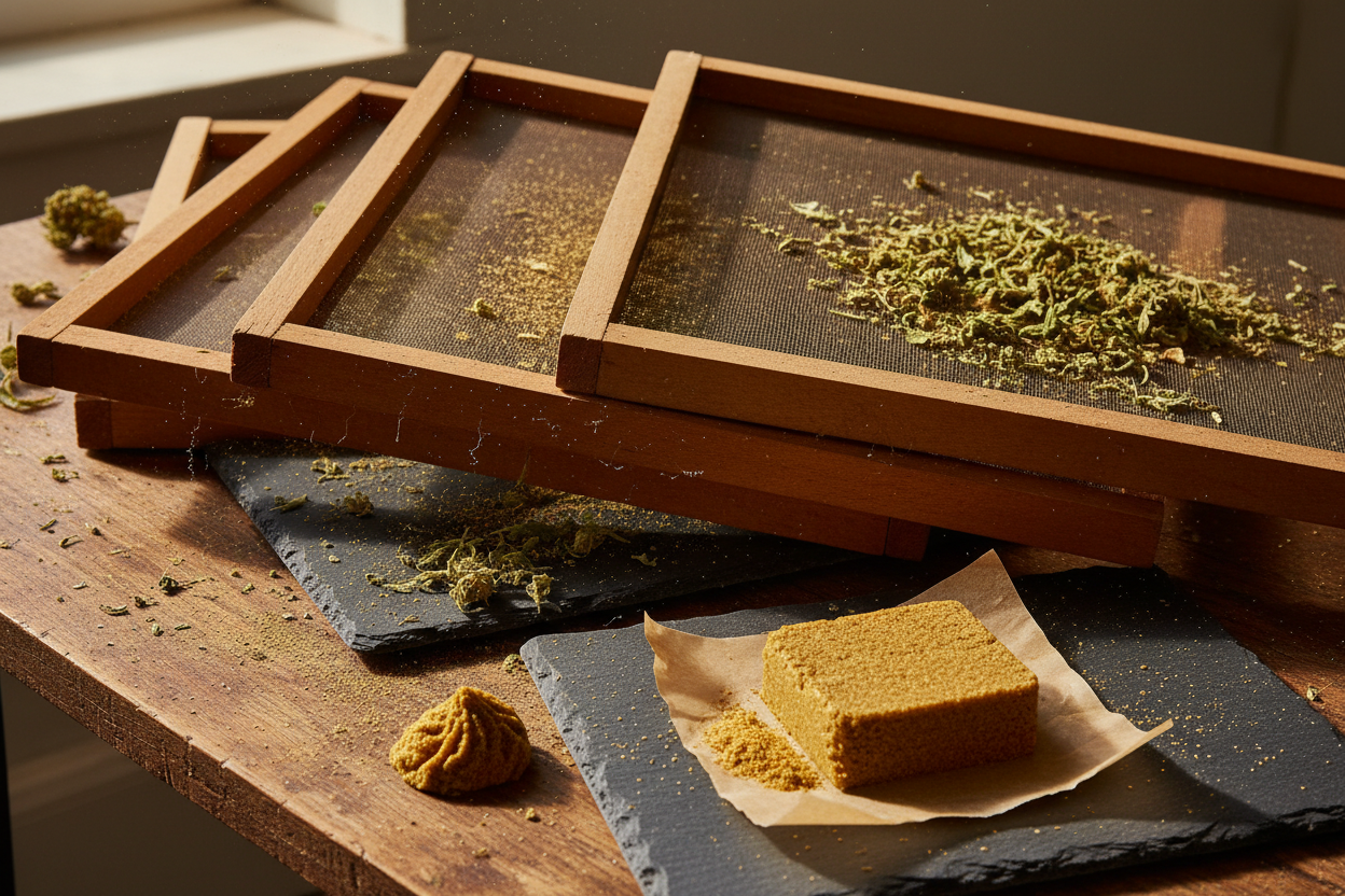 Τι είναι το Hash Static; Η εκχύλιση Dry Sift – Puffy