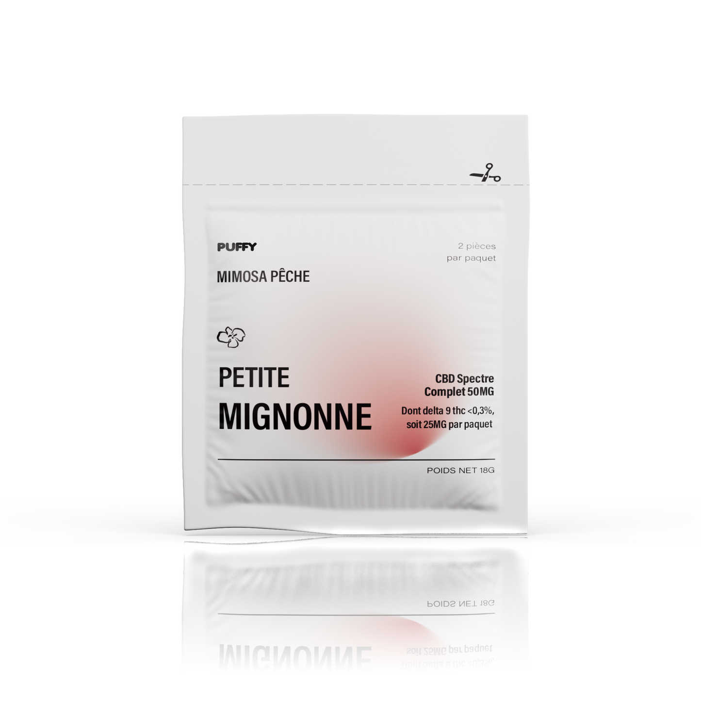 Kramtomosios gumos THC 25mg - Persikų mimoza 🍑