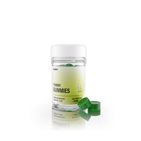 🎁 Kramtomosios gumos THC 50mg - Sour Diesel Apple 🍏 (100% nuolaida)